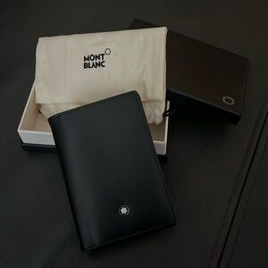 Montblanc meisterstruck 3 card wallet/card holder